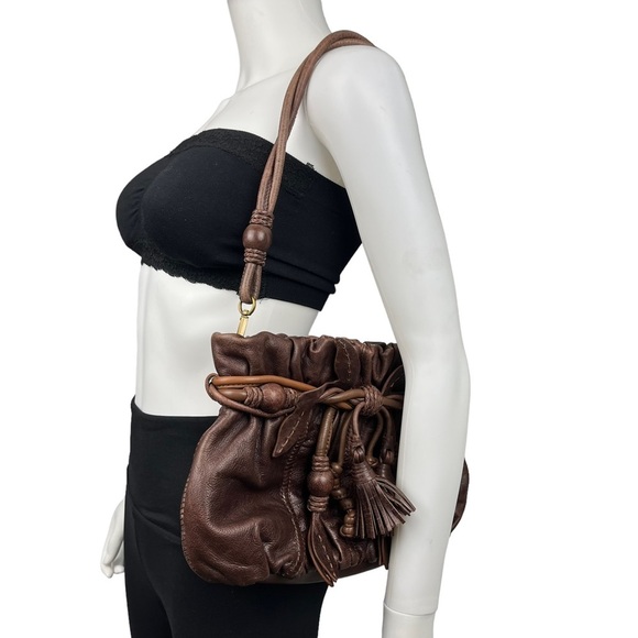 Lockheart Vintage Brown Leather Bag‎ - Picture 1 of 11